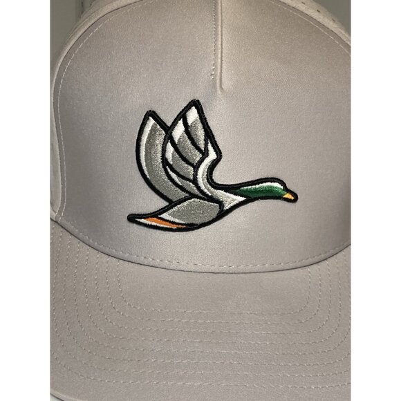 Waggle Golf Hat Adult "Decoy" Duck Hat Cap Gray Snapback Breathable - Picture 2 of 8